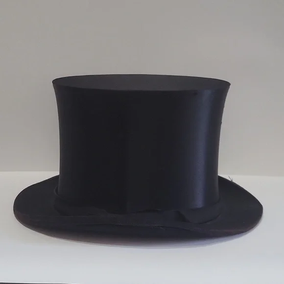 Antique 1900 Silk Top Hat Paris